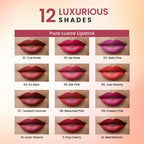 Swiss Beauty High Shine Finish Smooth Glide Pure Lustre Lipstick - 11 Pop Cherry | Grocsy