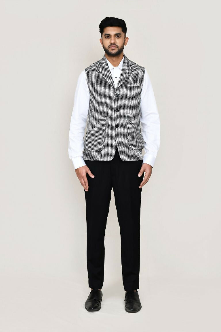 Joban Fashion White Colored Art Silk Fabric Kurta, Jacket With Straight Fit Pant | Grocsy