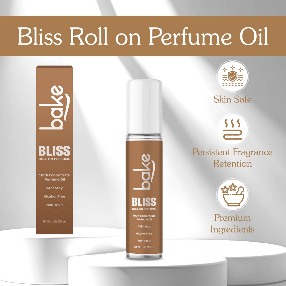 Bake Bliss 100% Concentrated Perfume Oil Roll on Fragrance For Men & Women - Passion Fruit | Grocsy