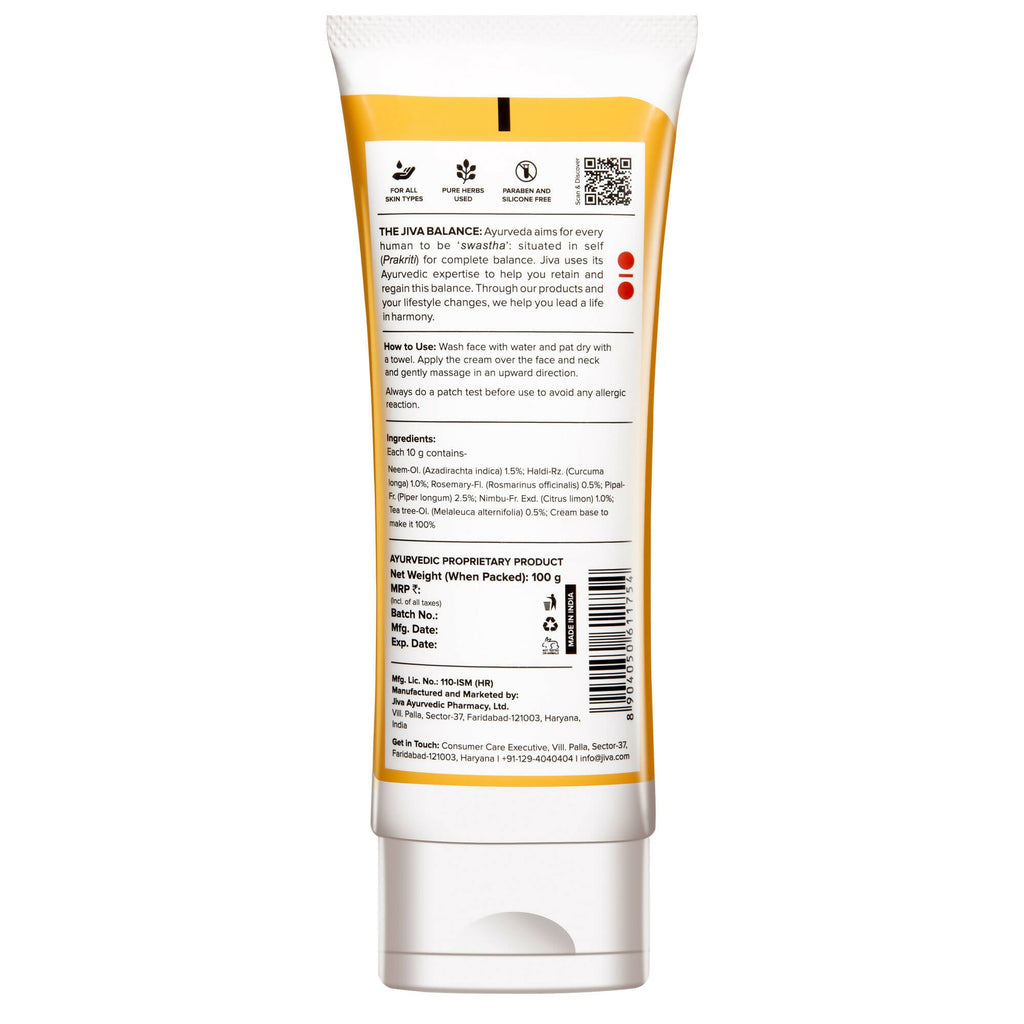 Jiva Ayurveda Turmeric Cream | Grocsy