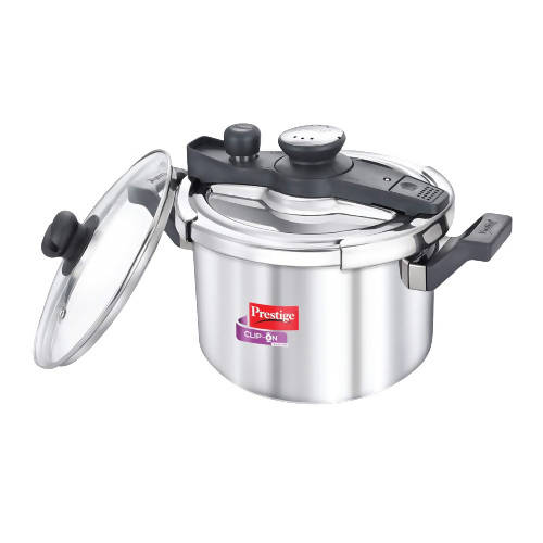 Prestige Clip On Svachh Stainless Steel Pressure Cooker | Grocsy