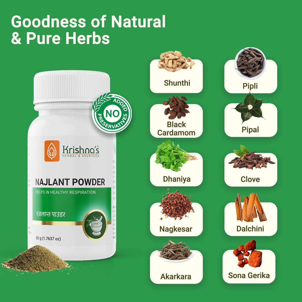 Krishna'S Herbal & Ayurveda Najlant Powder | Grocsy