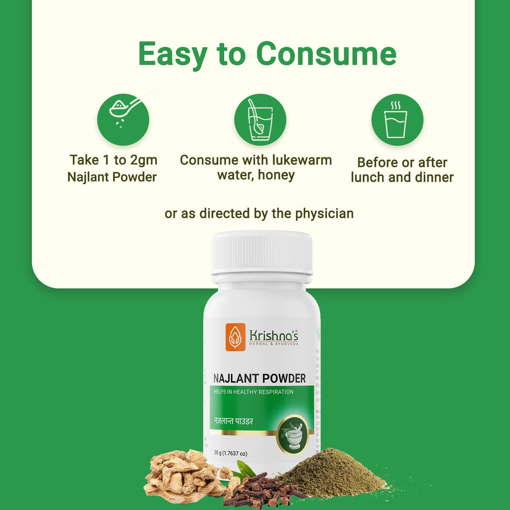 Krishna'S Herbal & Ayurveda Najlant Powder | Grocsy