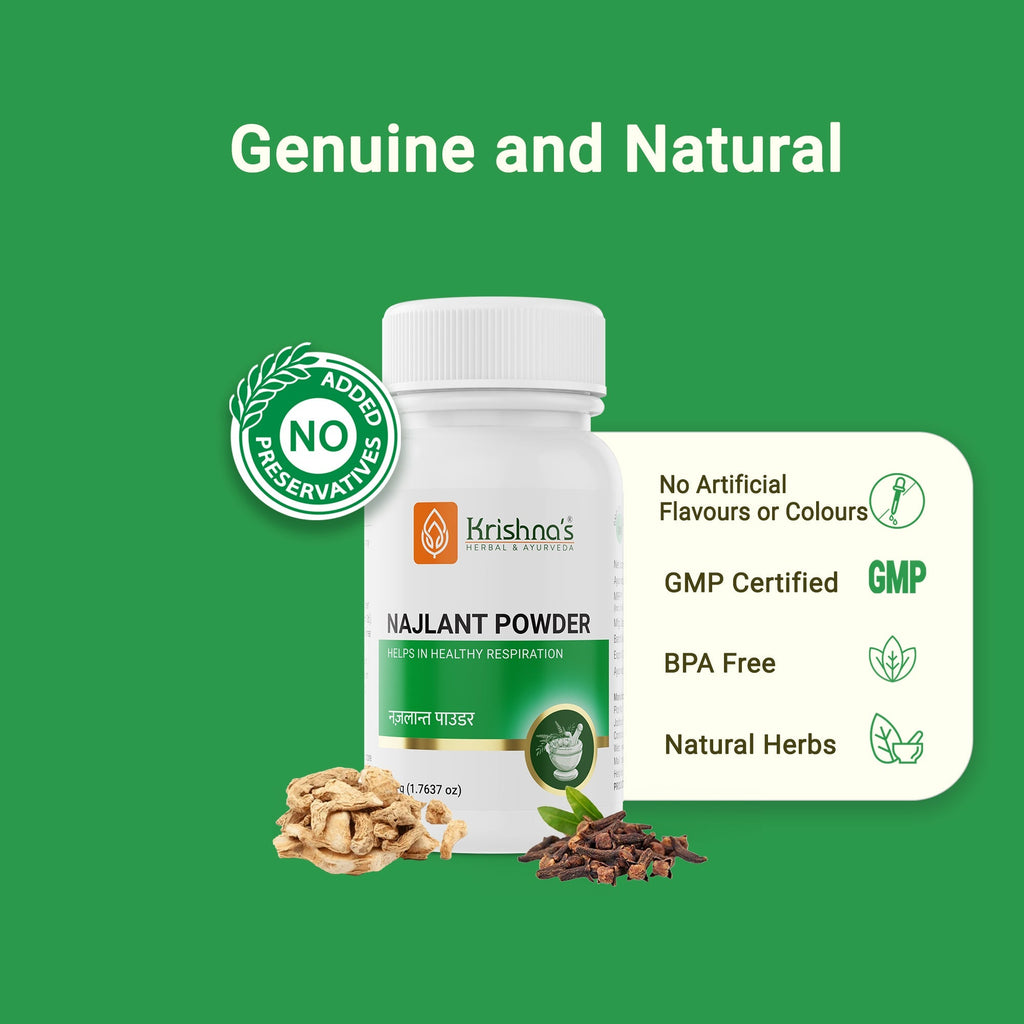 Krishna'S Herbal & Ayurveda Najlant Powder | Grocsy