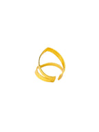 NVR Women Gold-Polished Adjustable Finger Ring | Grocsy