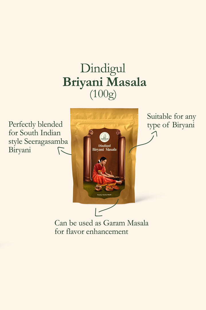 Narchuvai Foods Chettinad Combo (Chettinad Sambar Masala + Karaikudi Curry Masala + Dindigul  Biryani Masala) | Grocsy