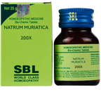 SBL Homeopathy Natrum Muriaticum Biochemic Tablets | Grocsy