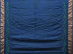 Navy Bandhani Uppada Silk Handloom Saree with Nilambari Buta Design - Global Threads | Grocsy