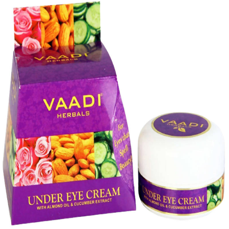 Vaadi Herbals Under Eye Cream Almond Oil and Cucumber Extract | Grocsy