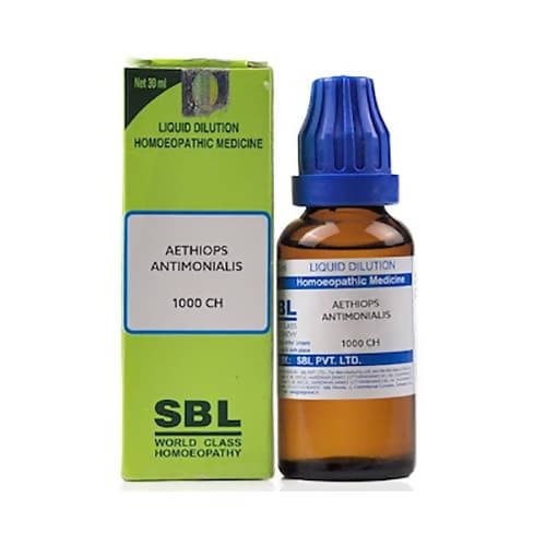 SBL Homeopathy Aethiops Antimonialis Dilution | Grocsy