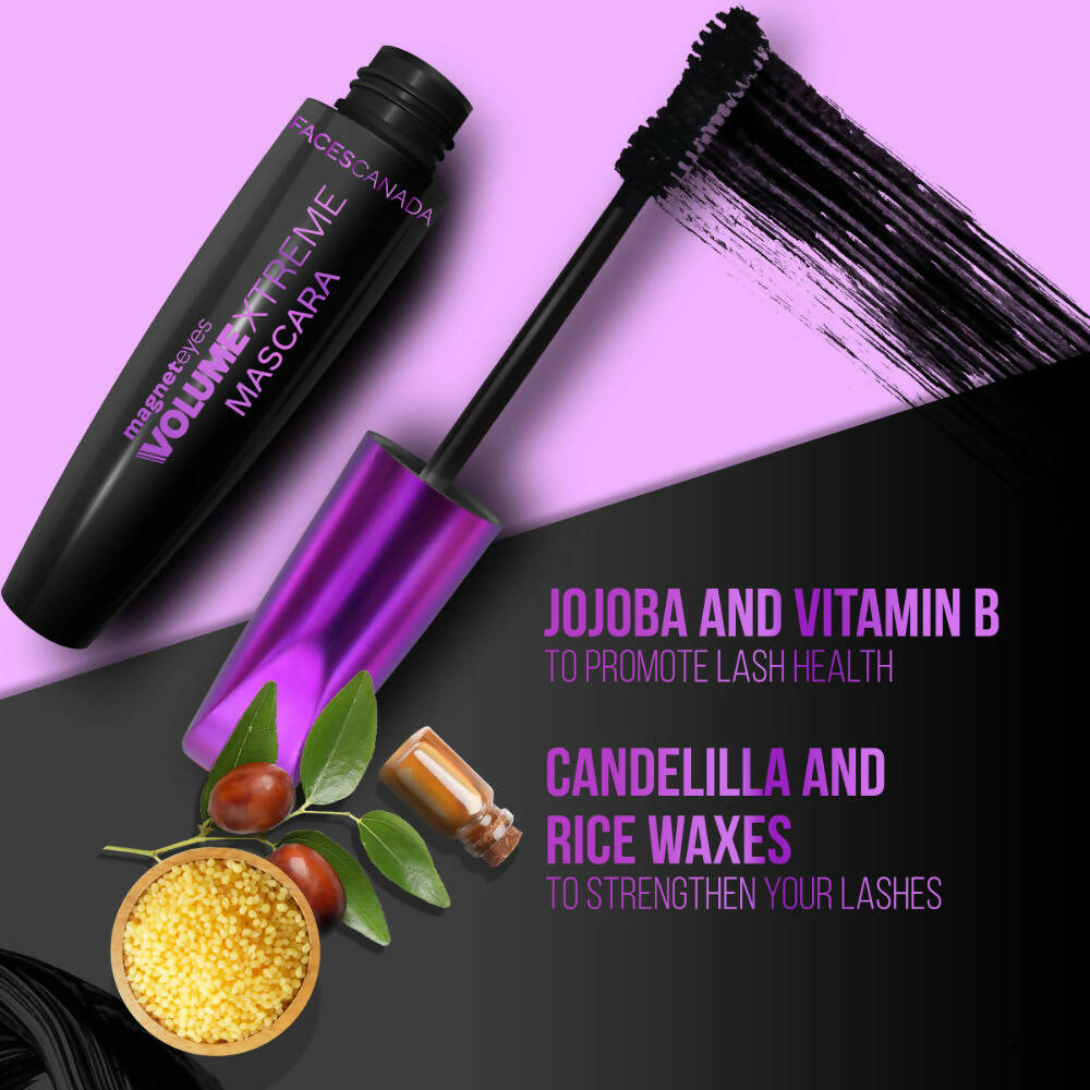 Faces Canada Magneteyes Volume Xtreme Mascara - Black | Grocsy