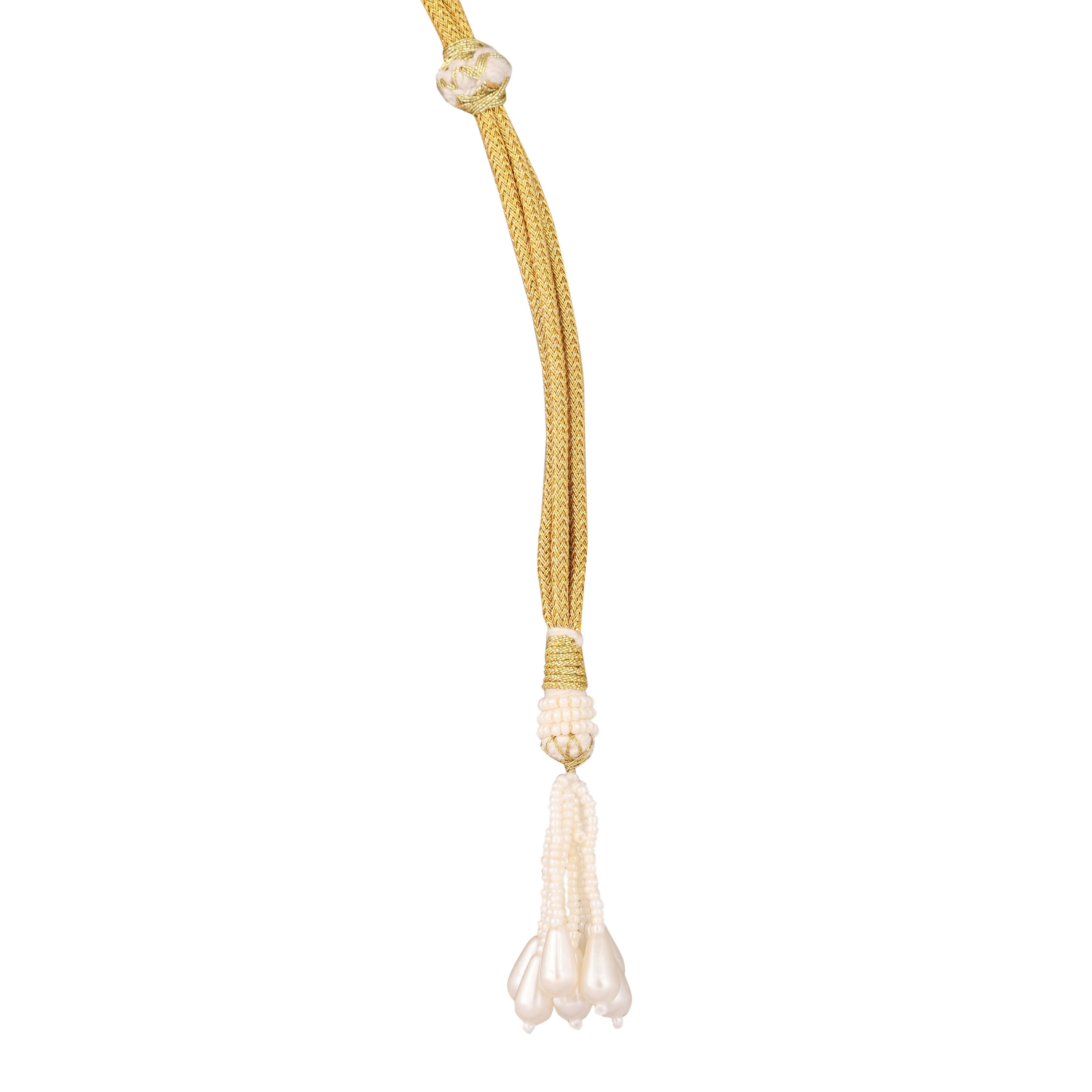 Nuyug 22K Gold Plated Regal Kundan & Pearl Matha Patti | Grocsy