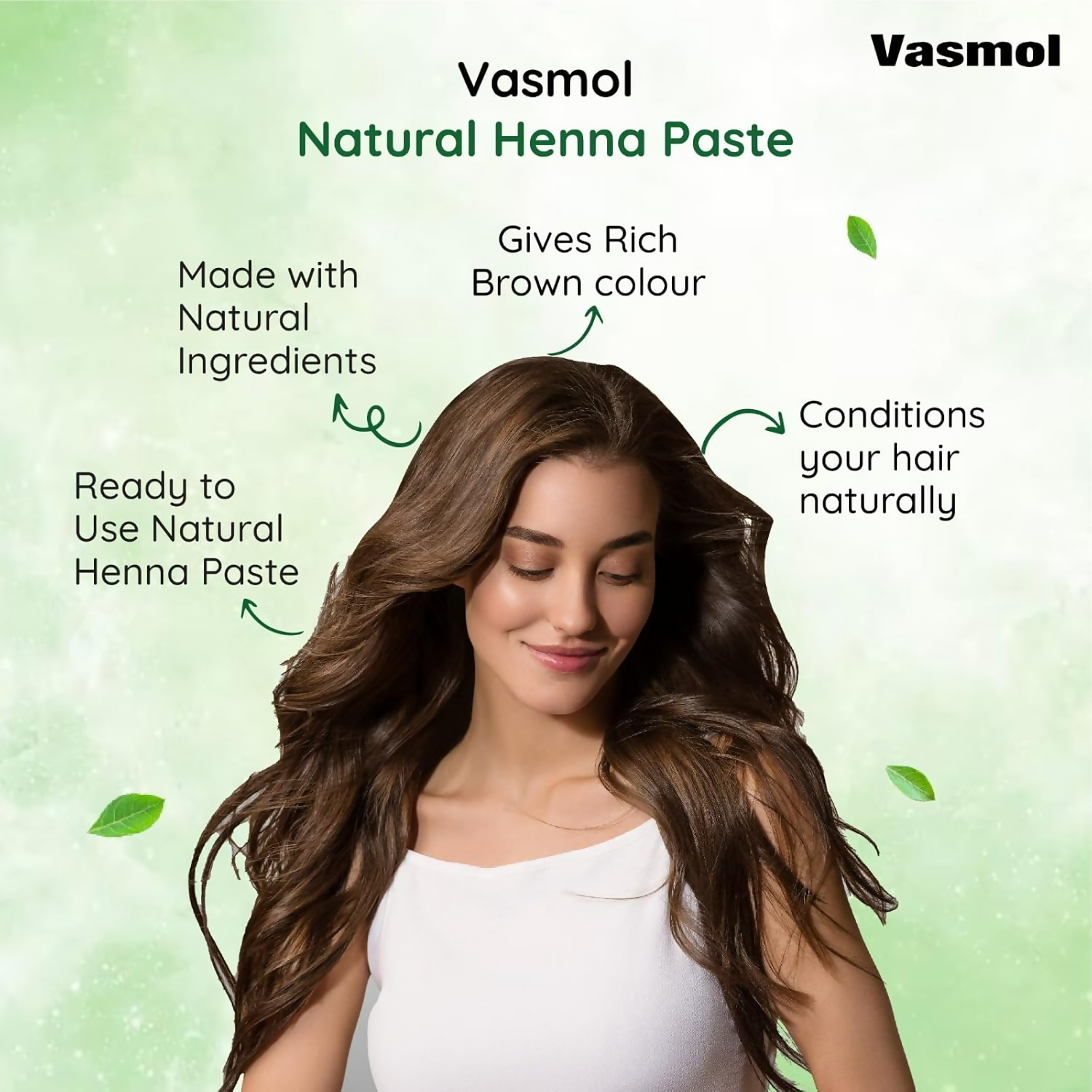 Vasmol Natural Henna Paste Ready To Use | Grocsy