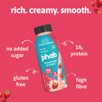Phab Protein Milkshake With Protein Strawberries & Cream Flavour | Grocsy