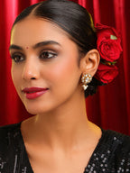 Ruby Raang Ivory Studs Earring | Grocsy