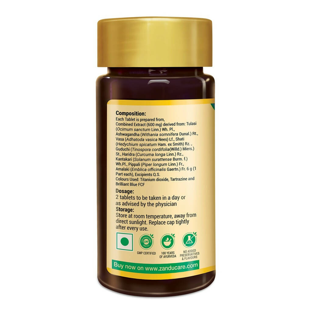 Zandu Pollution Shield Tablets | Grocsy