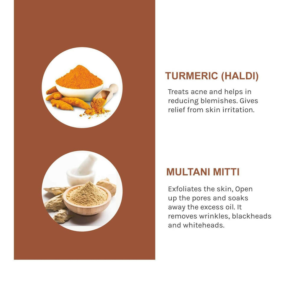 Skin Elements Turmeric and Multani Mitti Face Pack | Grocsy