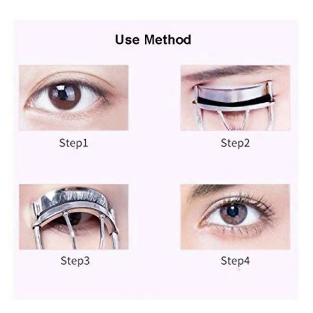 Bronson Professional Premium Eyelash Curler Black Volumizing Lash Lift Tool | Grocsy