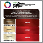 Nisha Cosglam Semi Permanent Hair Color 23 Valentine Red | Grocsy