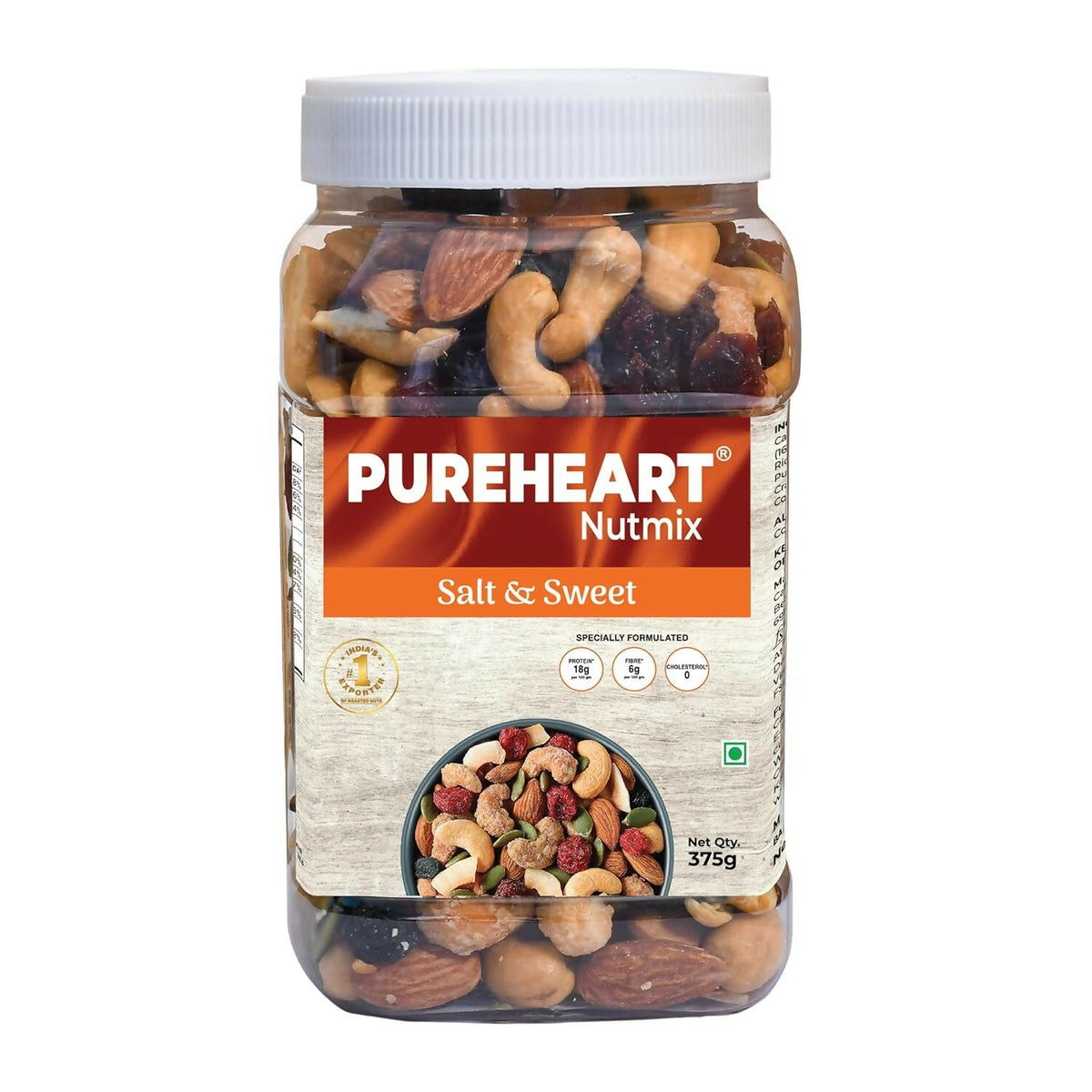 Pureheart Nutmix Salt & Sweet Dry Fruits | Grocsy