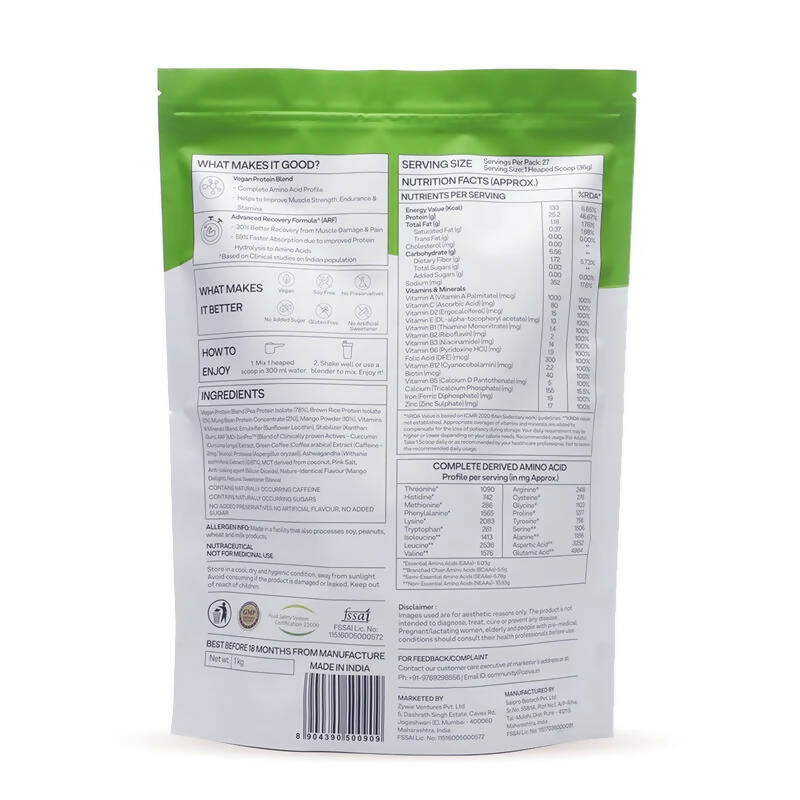 OZiva Bioactive Plant Protein | Grocsy
