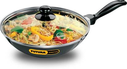 Hawkins Futura Non-stick Deep Fry Pan with Glass Lid 2 L (NDL20G) | Grocsy