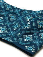 House of Panchhi Teal Net Sequinse Work Lehenga & Blouse, Dupatta | Grocsy
