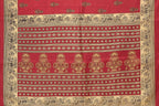 Vamika maroon Printed Art Silk Saree | Grocsy