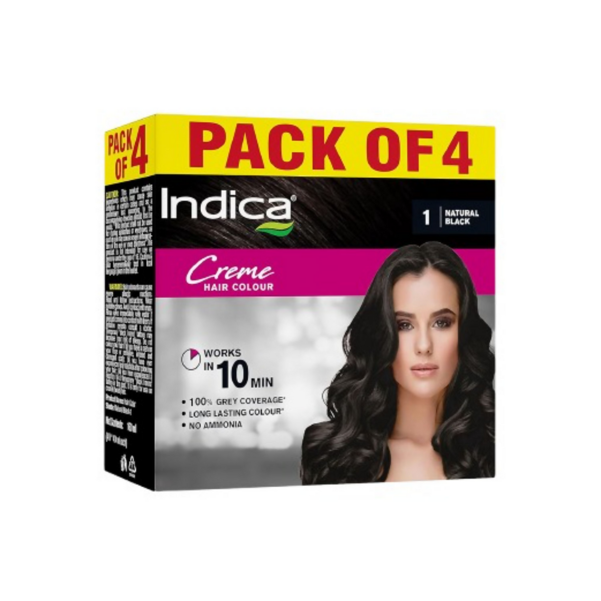 Indica Creme 10 Minutes Hair Color Long Lasting Colour | Grocsy