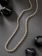 NVR Men's Rhodium-Plated Stainless Steel Chain | Grocsy