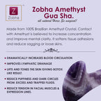 Zobha Amethyst Gua Sha | Grocsy