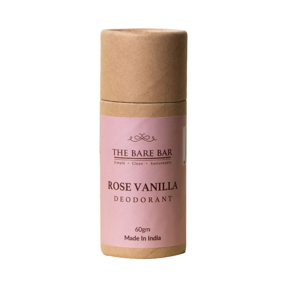 The Bare Bar Rose Vanilla Deodorant | Grocsy