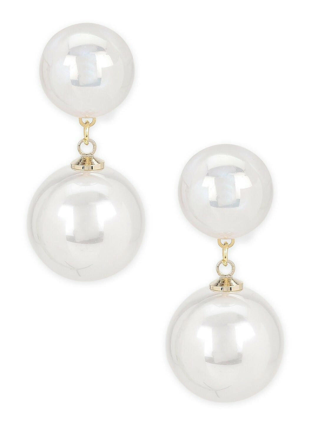 Duet Pearl Earrings- Ruby Raang | Grocsy