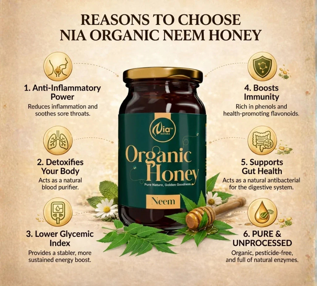 Nia Natura Organic Neem Honey | Grocsy