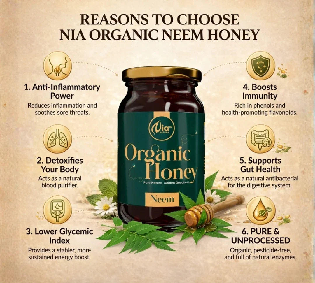 Nia Natura Organic Neem Honey | Grocsy