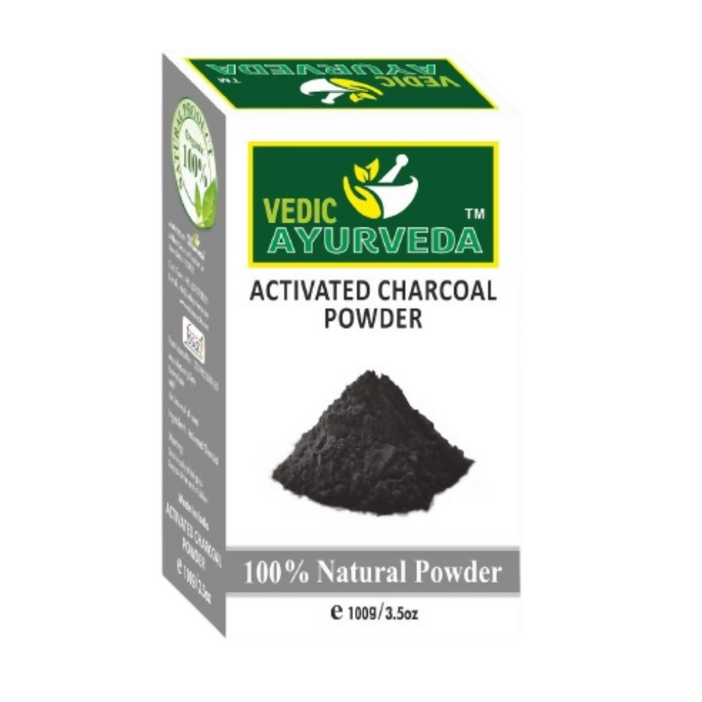VedicAyurveda Activated Charcoal Powder | Grocsy