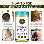 First Plant Organic Indigo Powder For Black Hair | Grocsy