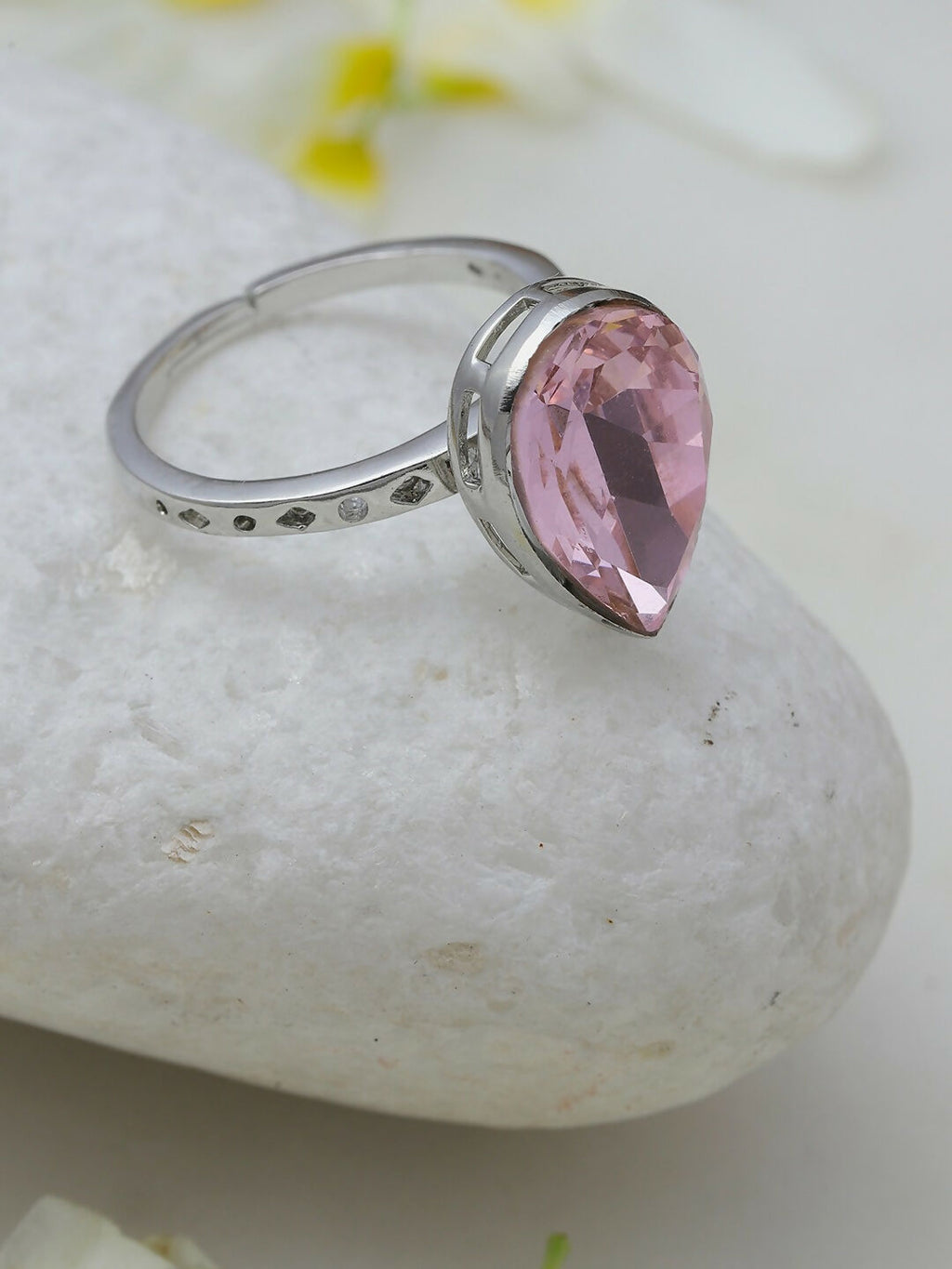 Blush Pink Ring- Ruby Raang | Grocsy