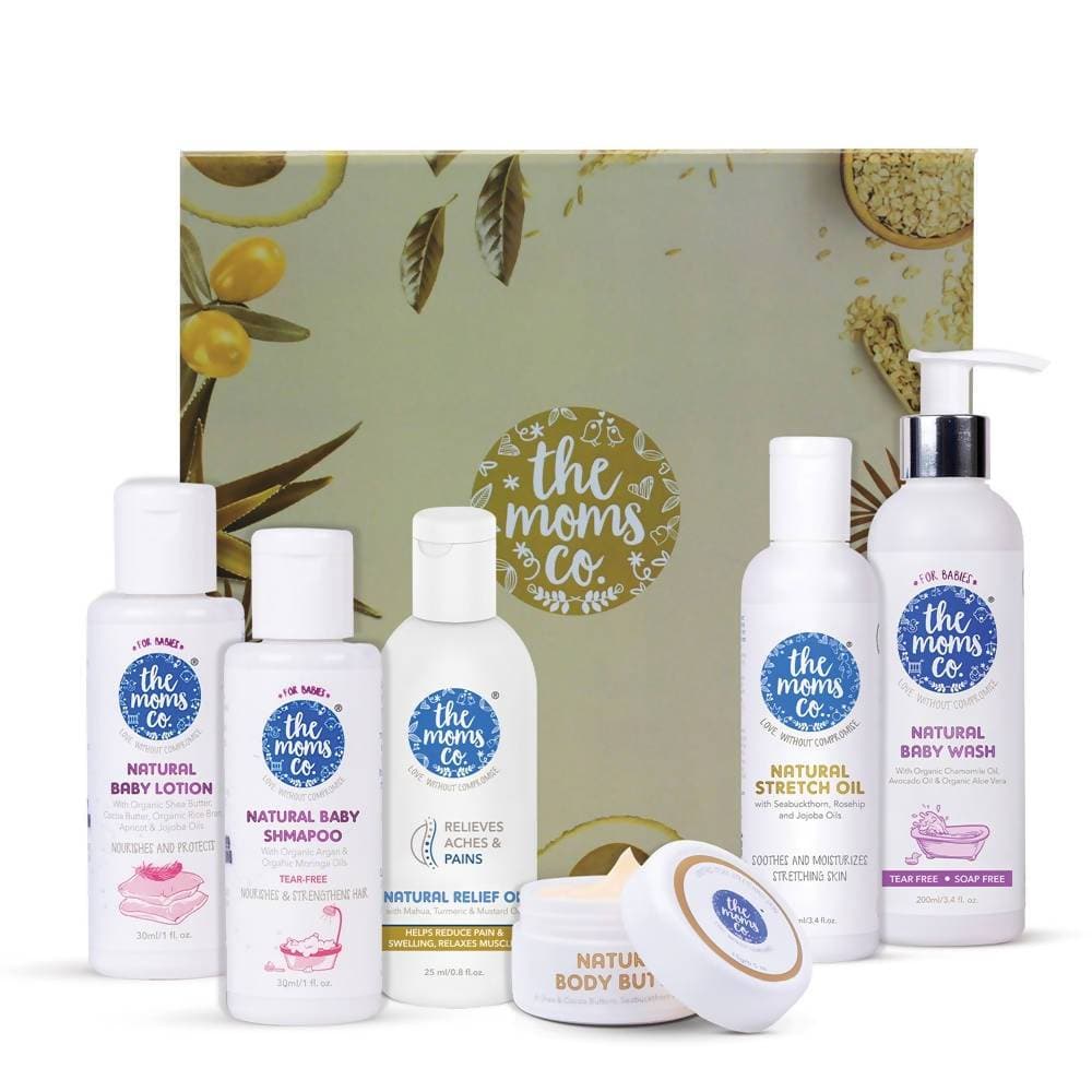 The Moms Co Natural Mom And Baby Starter Kit | Grocsy