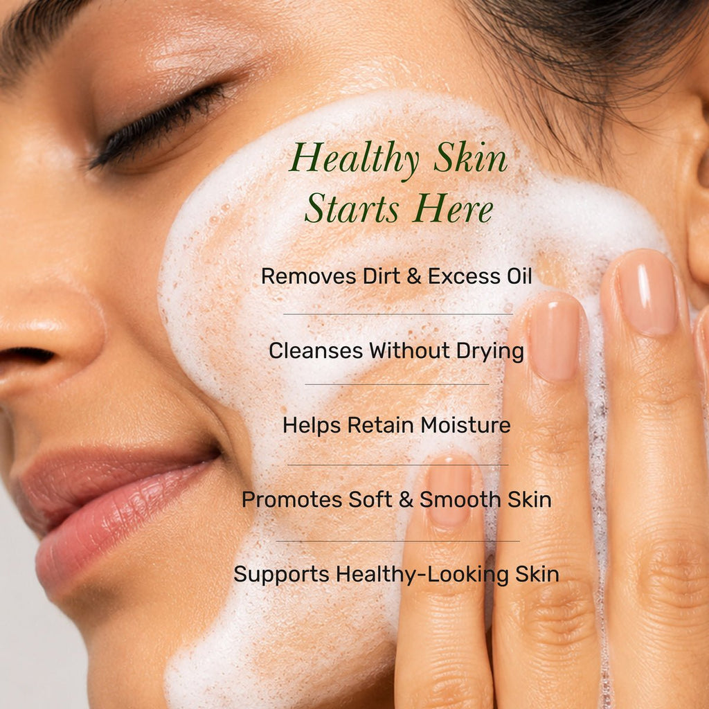 Velleja Moringa Aloevera Face Wash| Skin Brightening & Hydrating Ayurvedic Gentle Face Wash | Grocsy