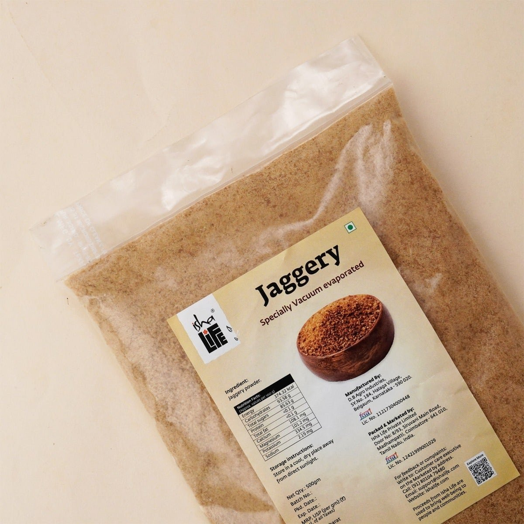 Isha Life Vacuum Evaporated Jaggery | Grocsy
