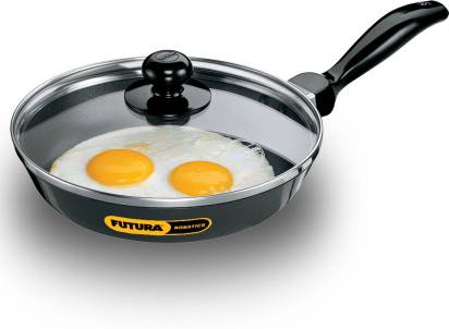 Hawkins Futura Non-stick Frying Pan 22 cm Diameter with Glass Lid 1 L (NF22G) | Grocsy