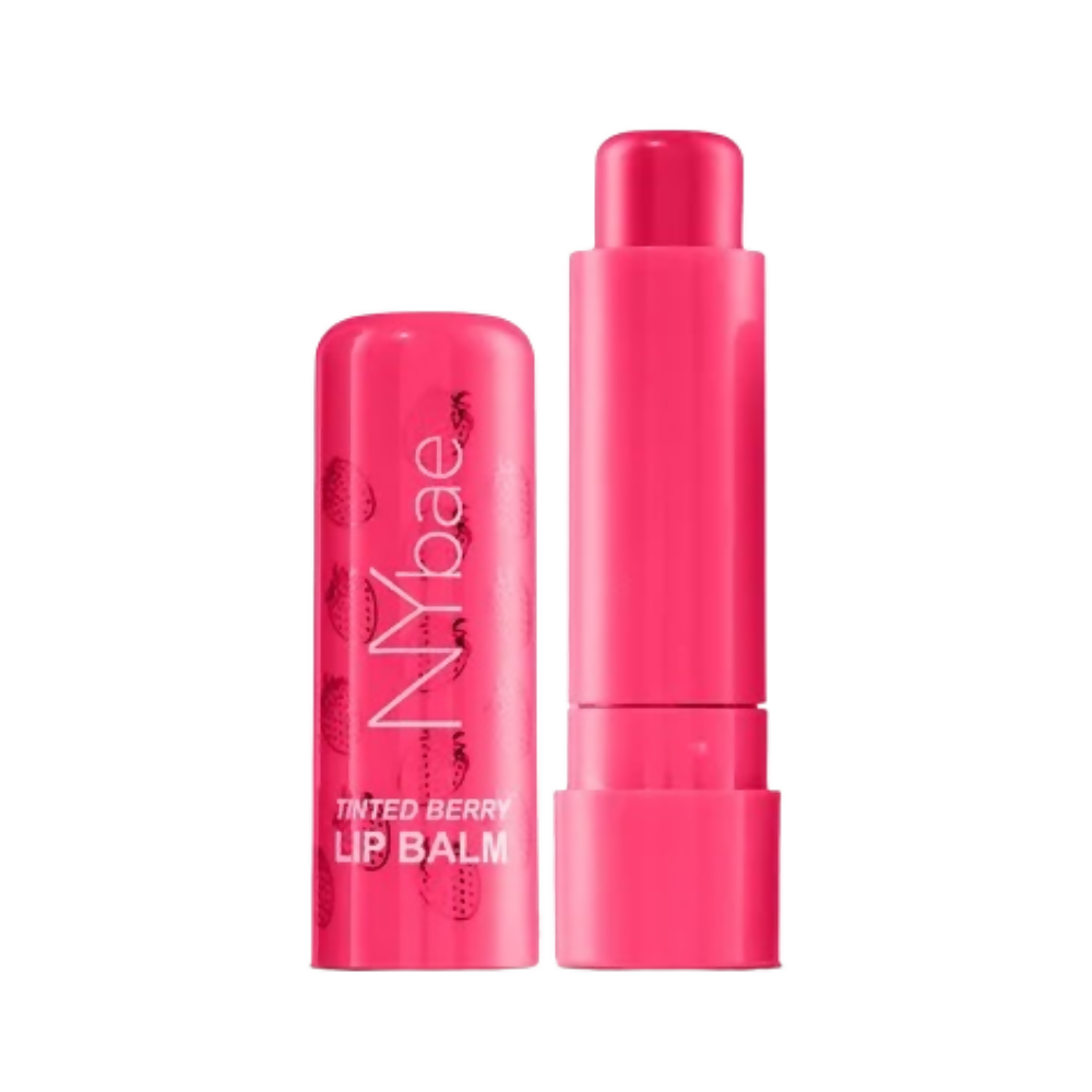 NY Bae Tinted Berry Lip Balm - Soft, Plump & Natural Red Tint | Grocsy