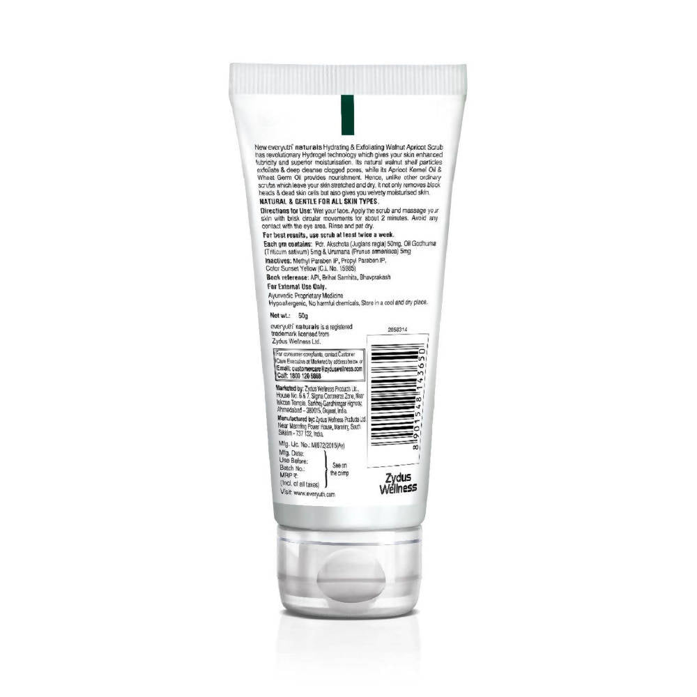 Everyuth Naturals Hydrating & Exfoliating Walnut Apricot Scrub | Grocsy