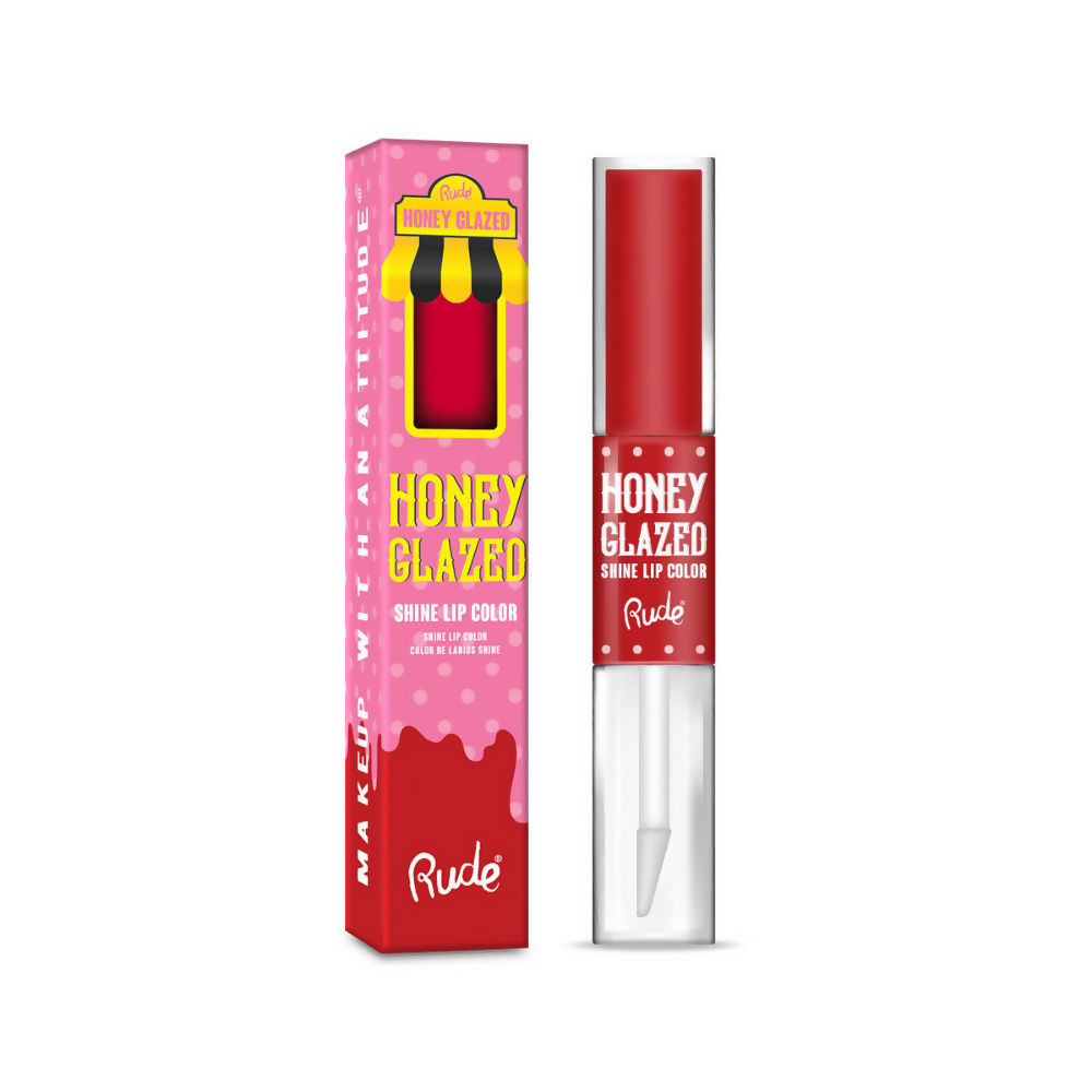 Rude Cosmetics Honey Glazed Shine Lip Color - Maple Bacon | Grocsy