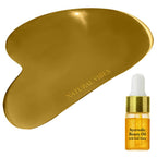 Natural Vibes Kwansha Face Massager with Free Gold Beauty Elixir Oil | Grocsy