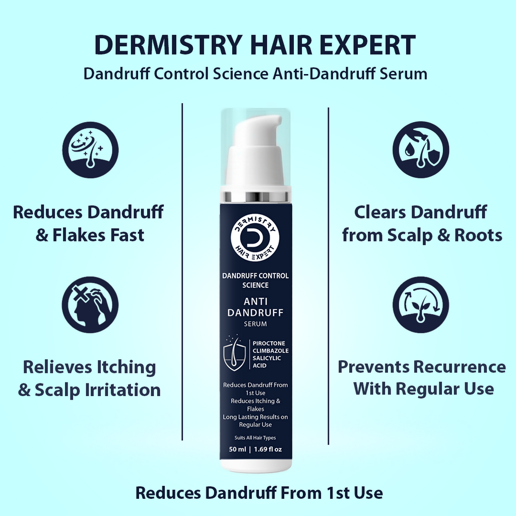 Dermistry Anti-Dandruff Control Hair Serum | Grocsy