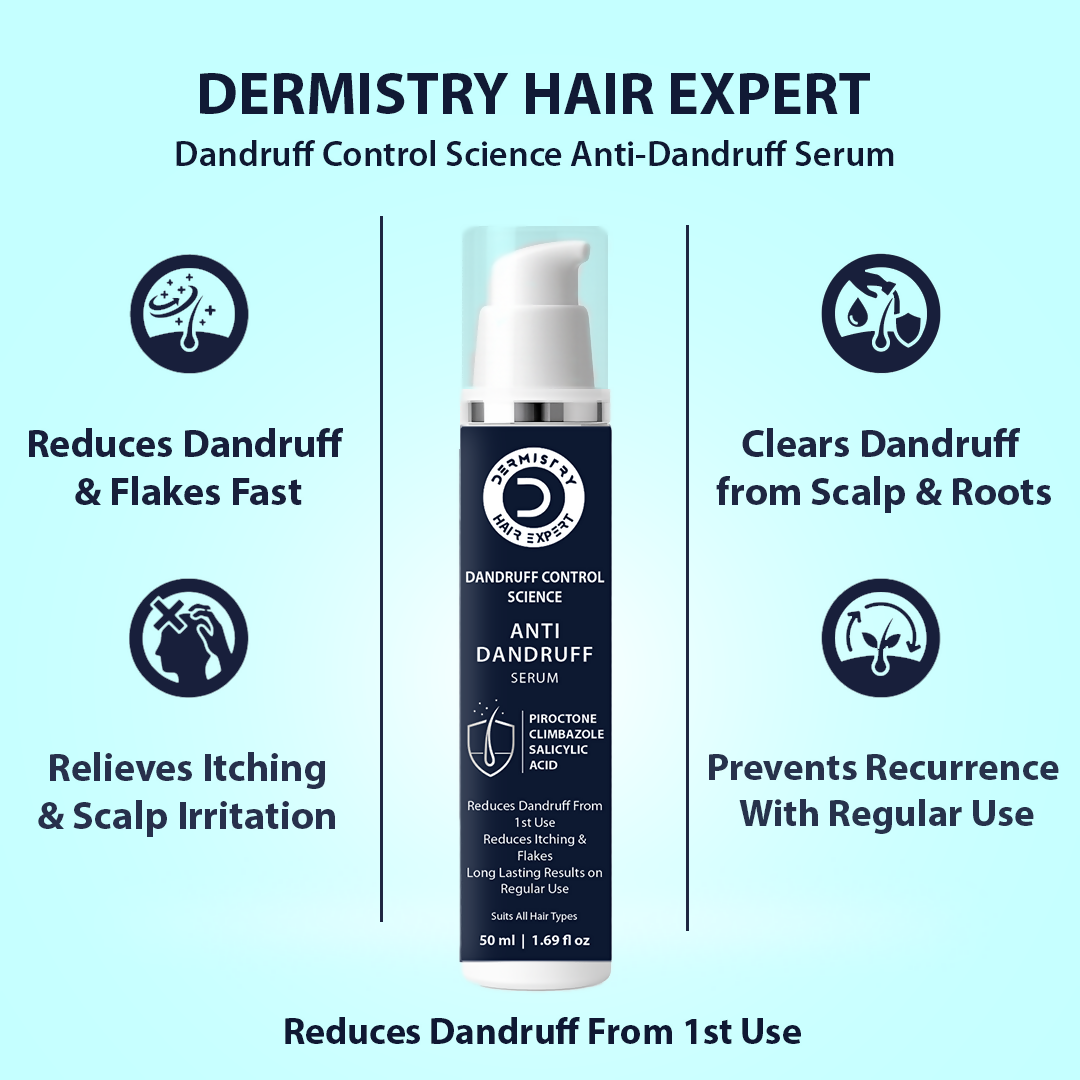 Dermistry Anti-Dandruff Control Hair Serum | Grocsy