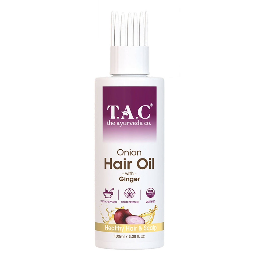 TAC - The Ayurveda Co. Onion Hair Oil for Hair Growth | Grocsy