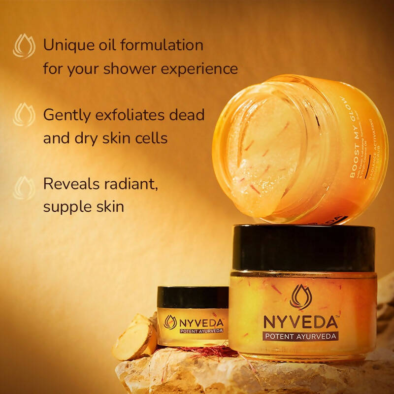 Nyveda Boost My Glow Radiance Activating Sugar Scrub | Grocsy